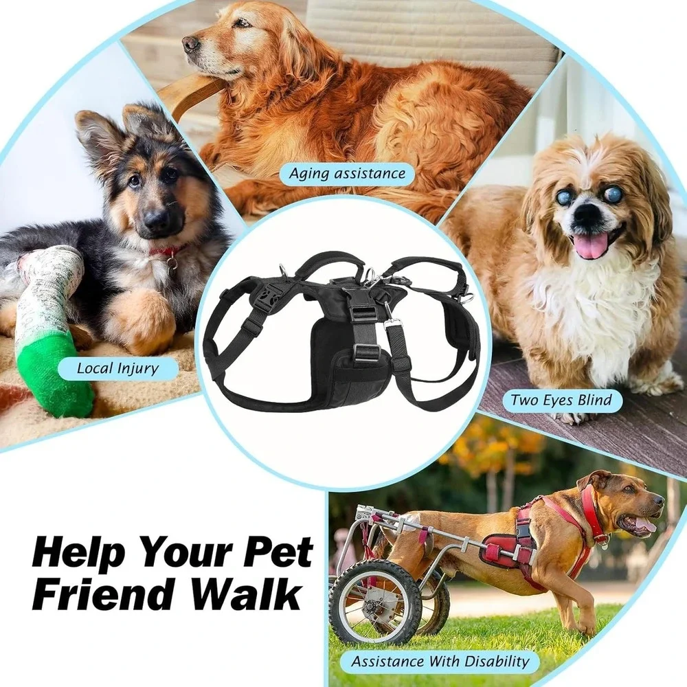 Large Dog Lift Harness Support Sling for Senior Disabled ACL Recovery Dogs